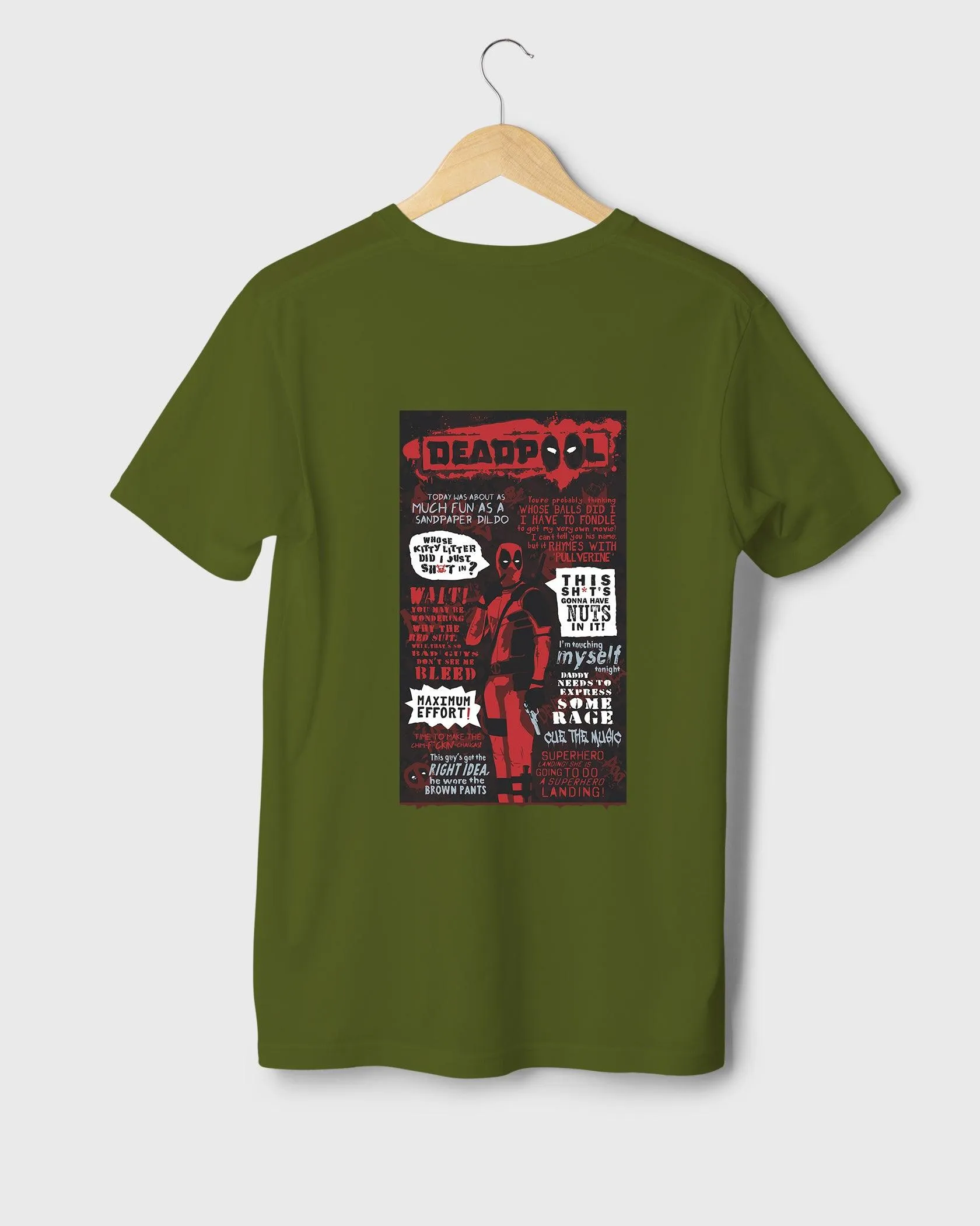 Mens Regular Tshirt Movies & Series Deadpool Thisshits