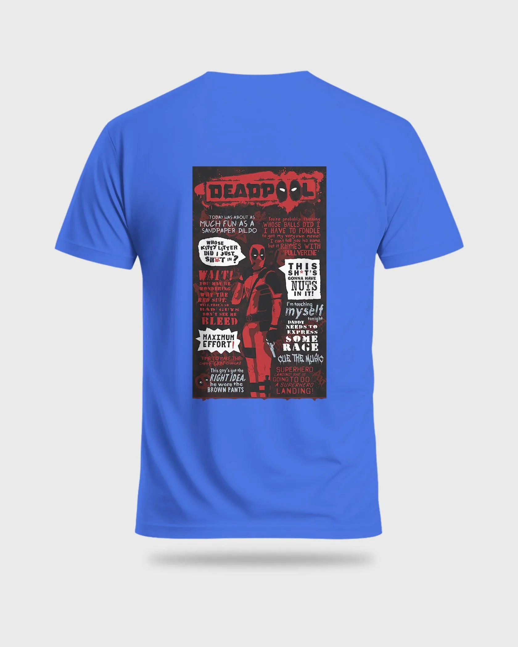 Mens Regular Tshirt Movies & Series Deadpool Thisshits