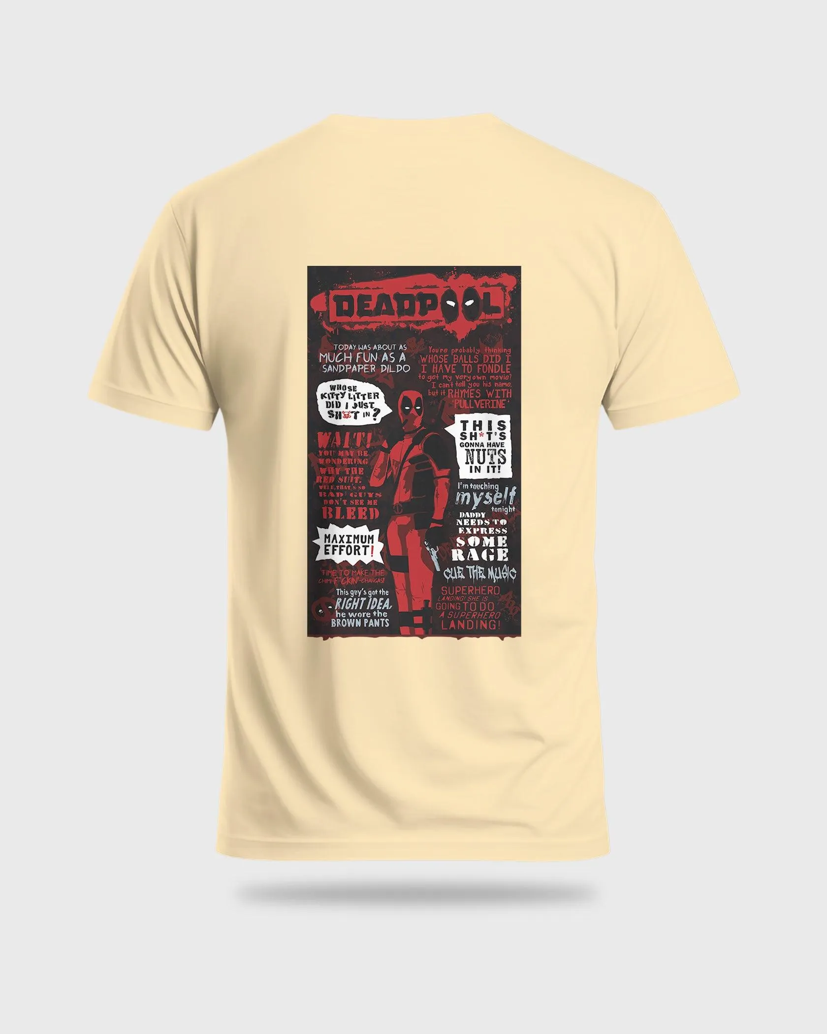 Mens Regular Tshirt Movies & Series Deadpool Thisshits