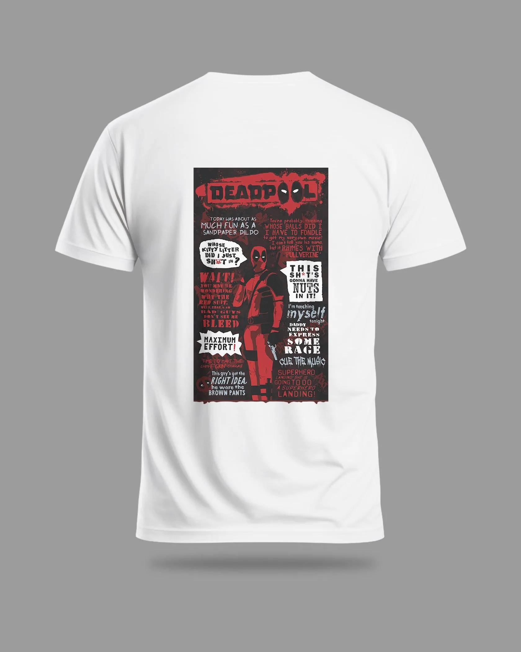 Mens Regular Tshirt Movies & Series Deadpool Thisshits