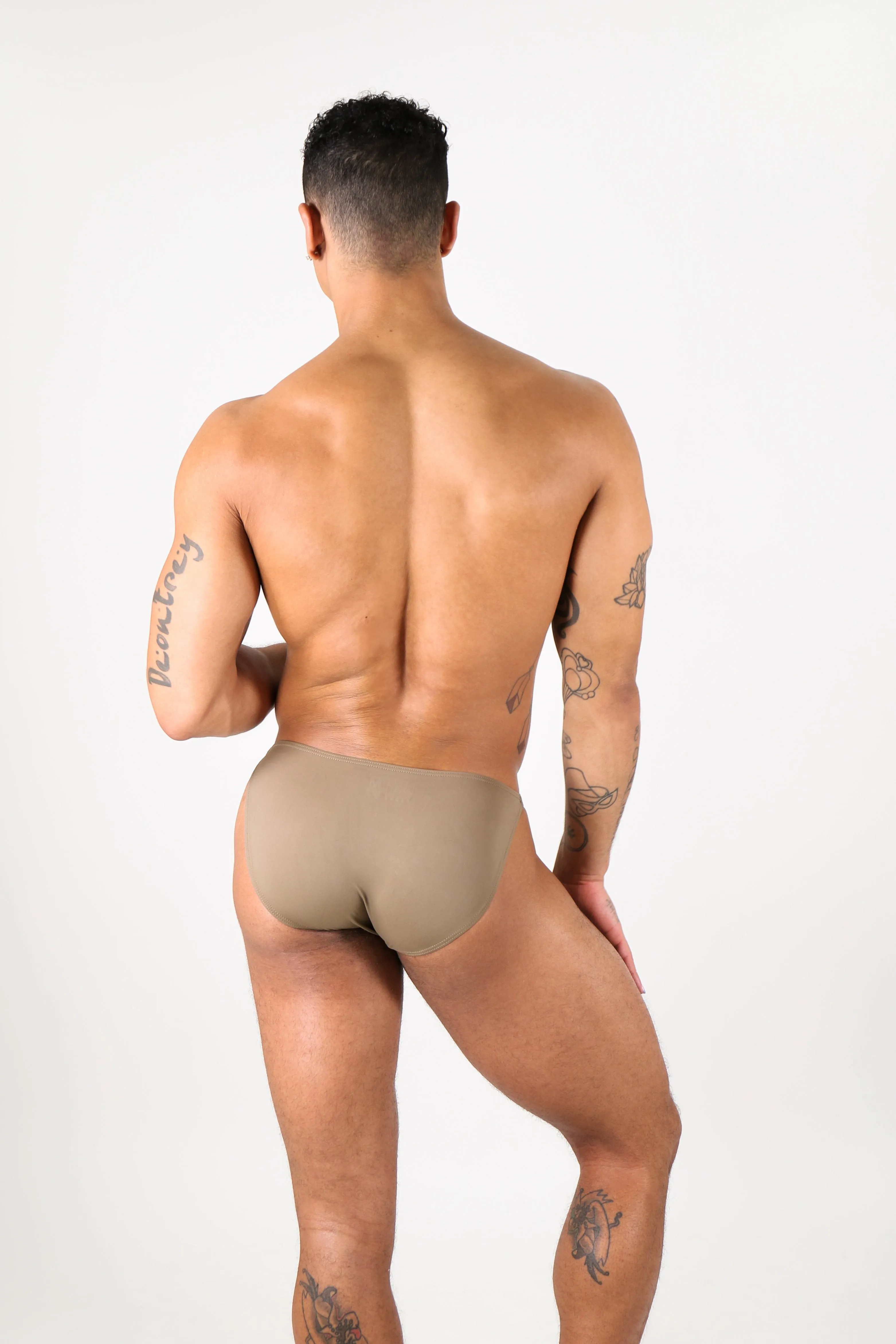 MODERN Logo Bikini - Taupe