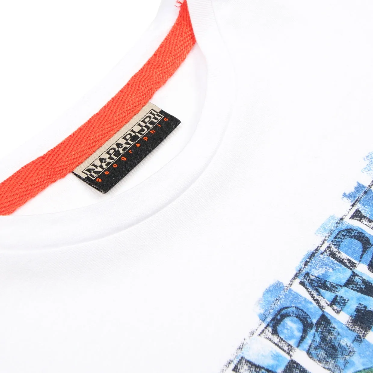 Napapijri Junior Rainforest Logo White T-Shirt