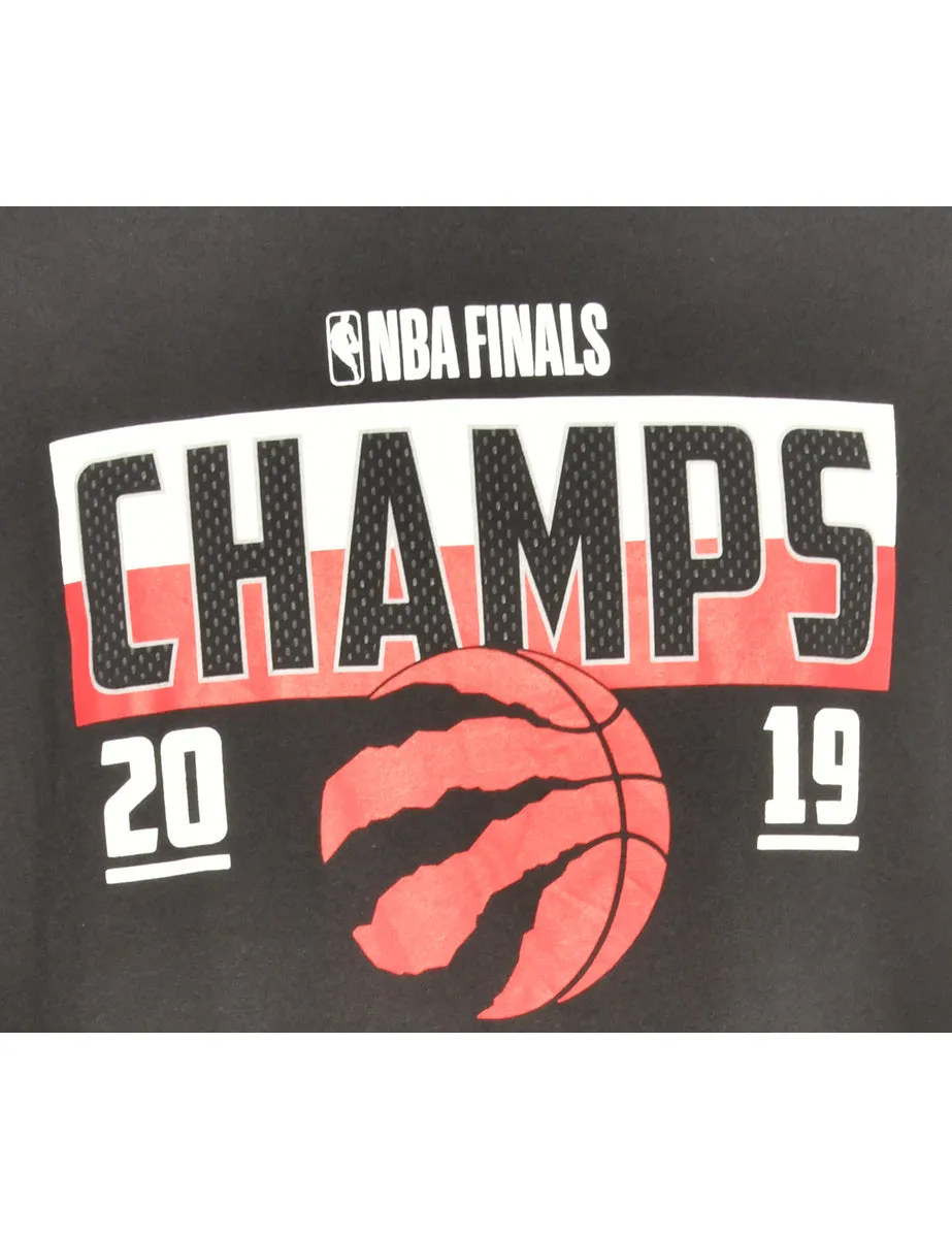 NBA Champs Printed T-Shirt - L