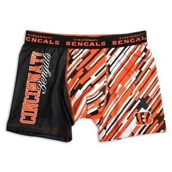 NFL Mens Wordmark Compression Shorts Underwear Cincinnati Bengals
