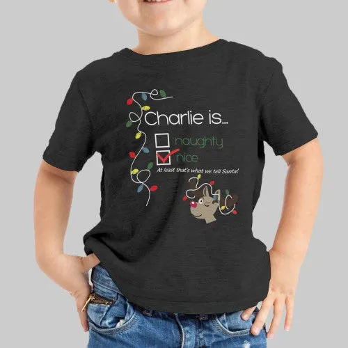 Nice List Custom Adult T-Shirt