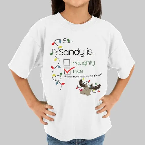 Nice List Custom Adult T-Shirt