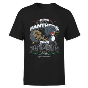 Official Penrith Panthers NRL 2024 Kids Premiers T-Shirt by Tidwell