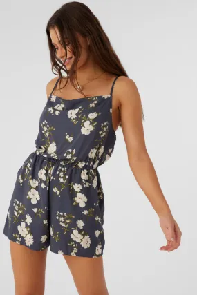 O'neill ELLYS KENDRA FLORAL ROMPER - PERISCOPE