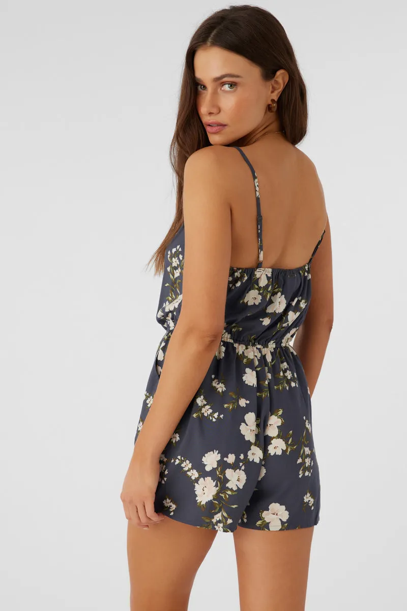 O'neill ELLYS KENDRA FLORAL ROMPER - PERISCOPE