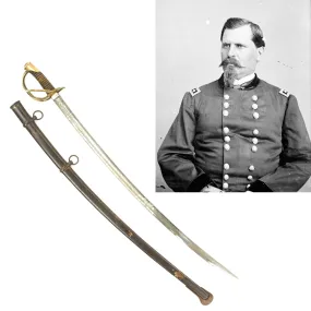 Original U.S. Civl War Brigadier General William B. Hazen Model 1840 Presentation Cavalry Saber