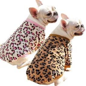 Pet Clothes Medium Large Dog French Bulldog Puppy Dog Autumn Winter Thermal Pajamas Coat