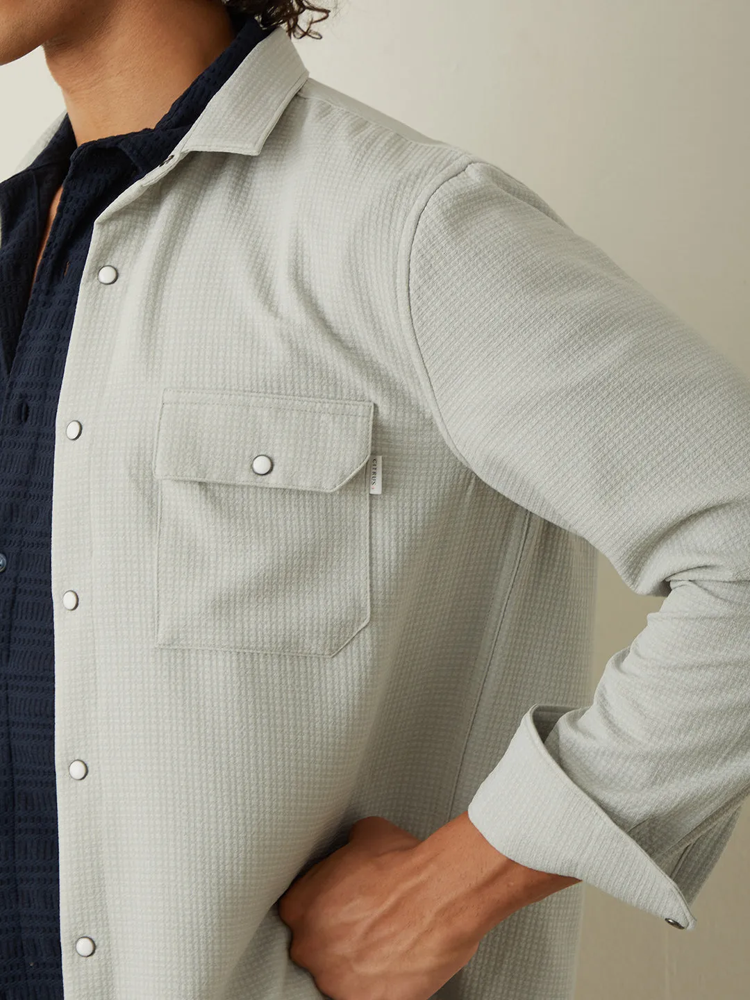Pista Plain Casual Shirt
