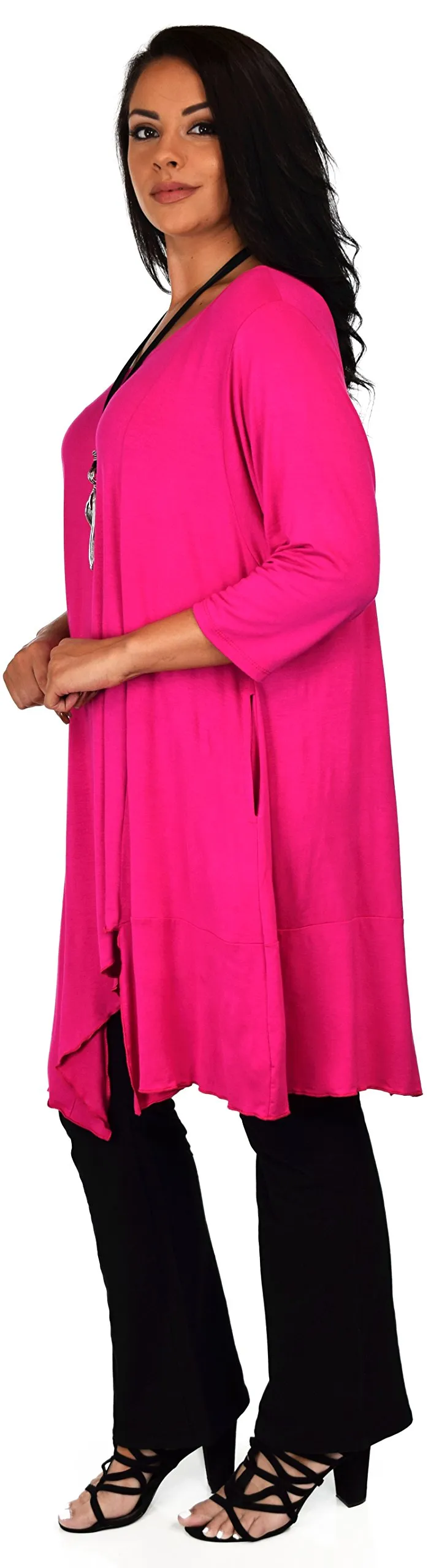 Plus Size Tunic, Full figured tunic, Summer Tunic,  Asymmetrical Tunic, Long Tunic, Designer Tunic, Women Tunic