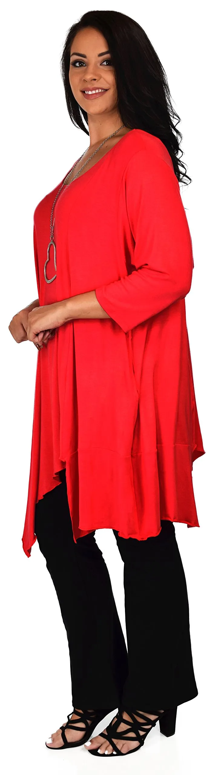 Plus Size Tunic, Full figured tunic, Summer Tunic,  Asymmetrical Tunic, Long Tunic, Designer Tunic, Women Tunic