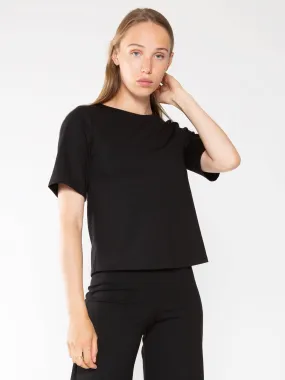 Ponte Knit Short Sleeve Top by Ripley Rader