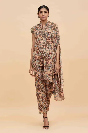 Printed Tunic & Pant Co-Ord Set