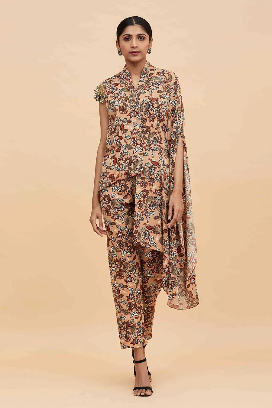 Printed Tunic & Pant Co-Ord Set