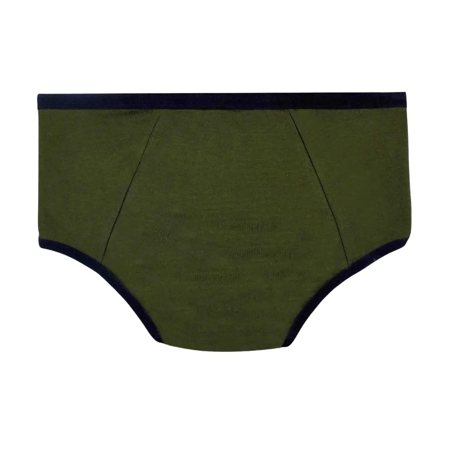 RASH FREE OLIVE GREEN PERIOD PANTIES | NO PAD NEEDED | LEAKPROOF | REUSABLE