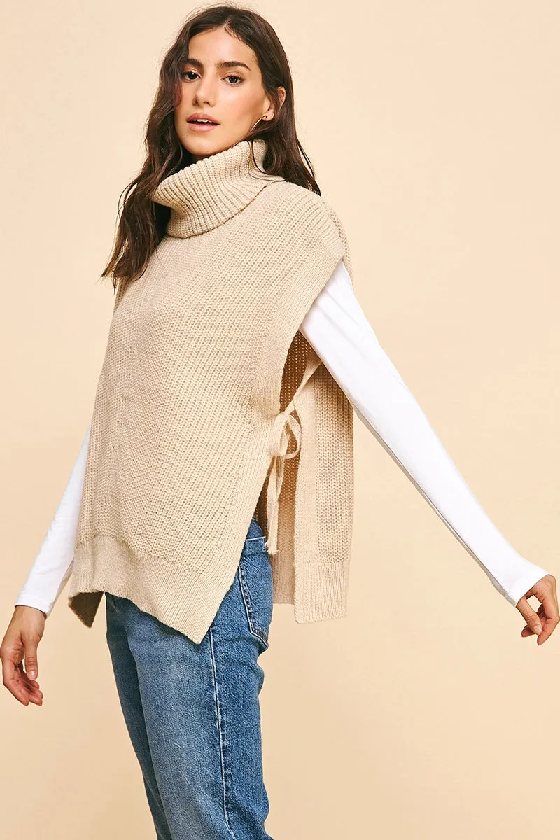 Reagan Side Tied Sweater Vest