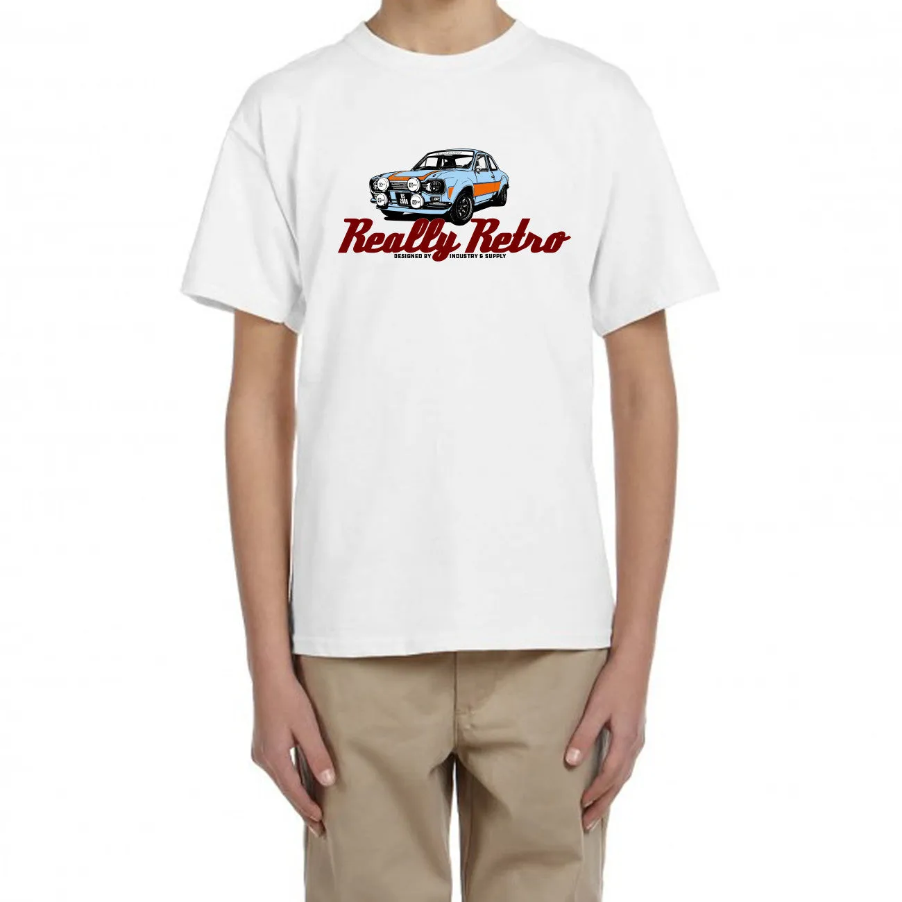 REALLY RETRO FORD ESCORT MK1 RS2000 UNISEX T-SHIRT FOR KIDS