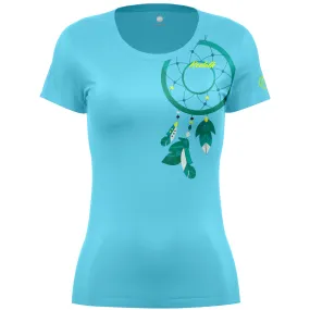 REDELK JUTTA-DREAM T-SHIRT DONNA TRASPIRANTE MANICHE CORTE Colore Crystal Sea