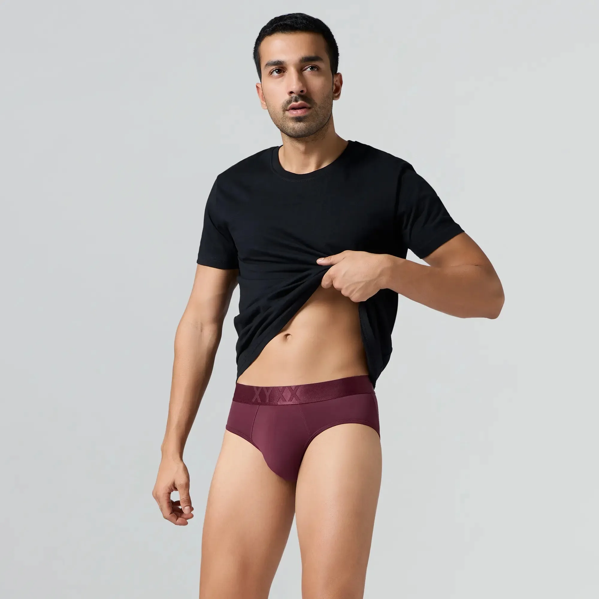 Rev Tactel Briefs Auburn Red