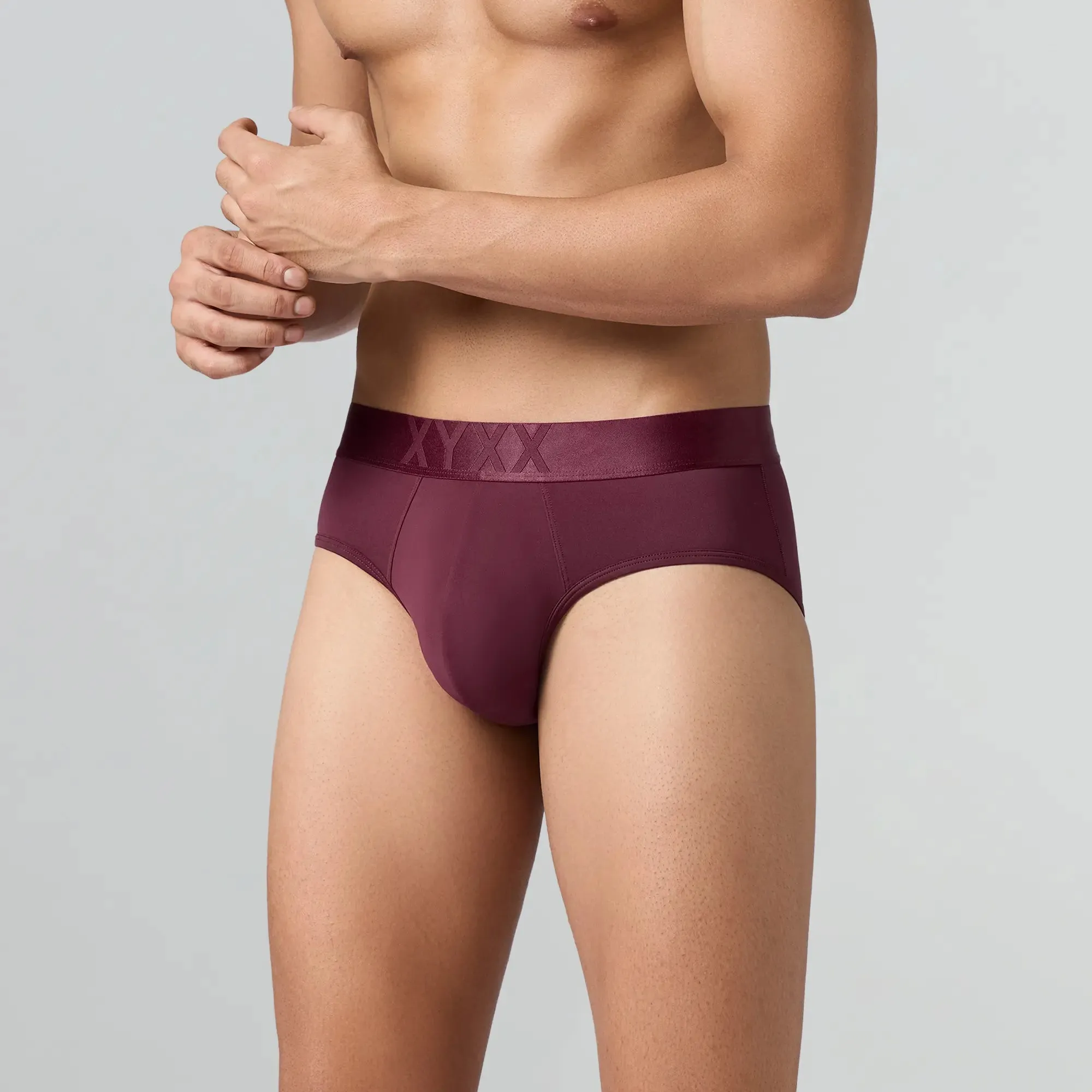 Rev Tactel Briefs Auburn Red
