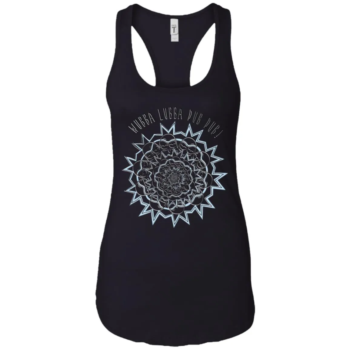 Rick And Morty Wubba Lubba Dub Dub Slogan Women Tank
