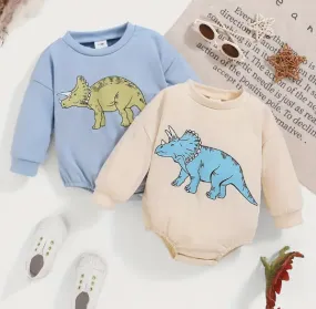 Roar-Some Dino Long Sleeve Romper