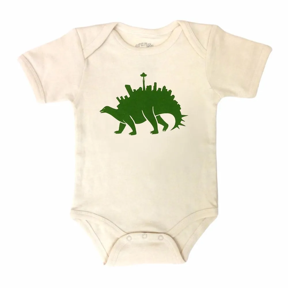 Romper - Green Seattlesaurus by Orange Twist