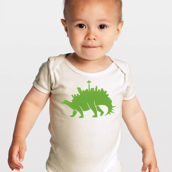 Romper - Green Seattlesaurus by Orange Twist