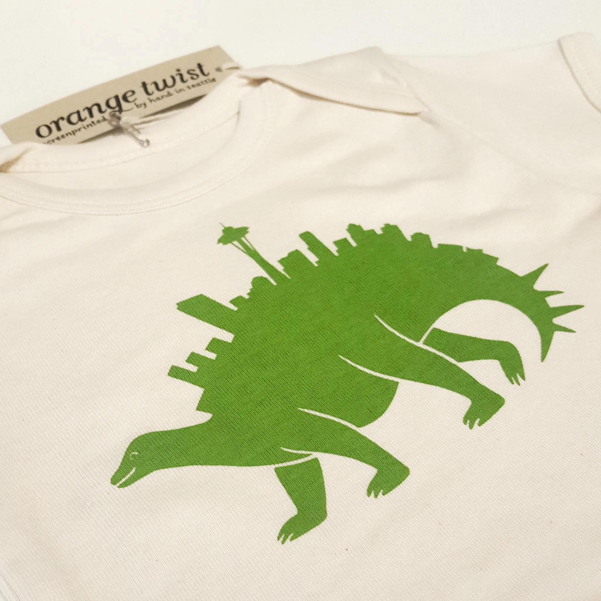 Romper - Green Seattlesaurus by Orange Twist