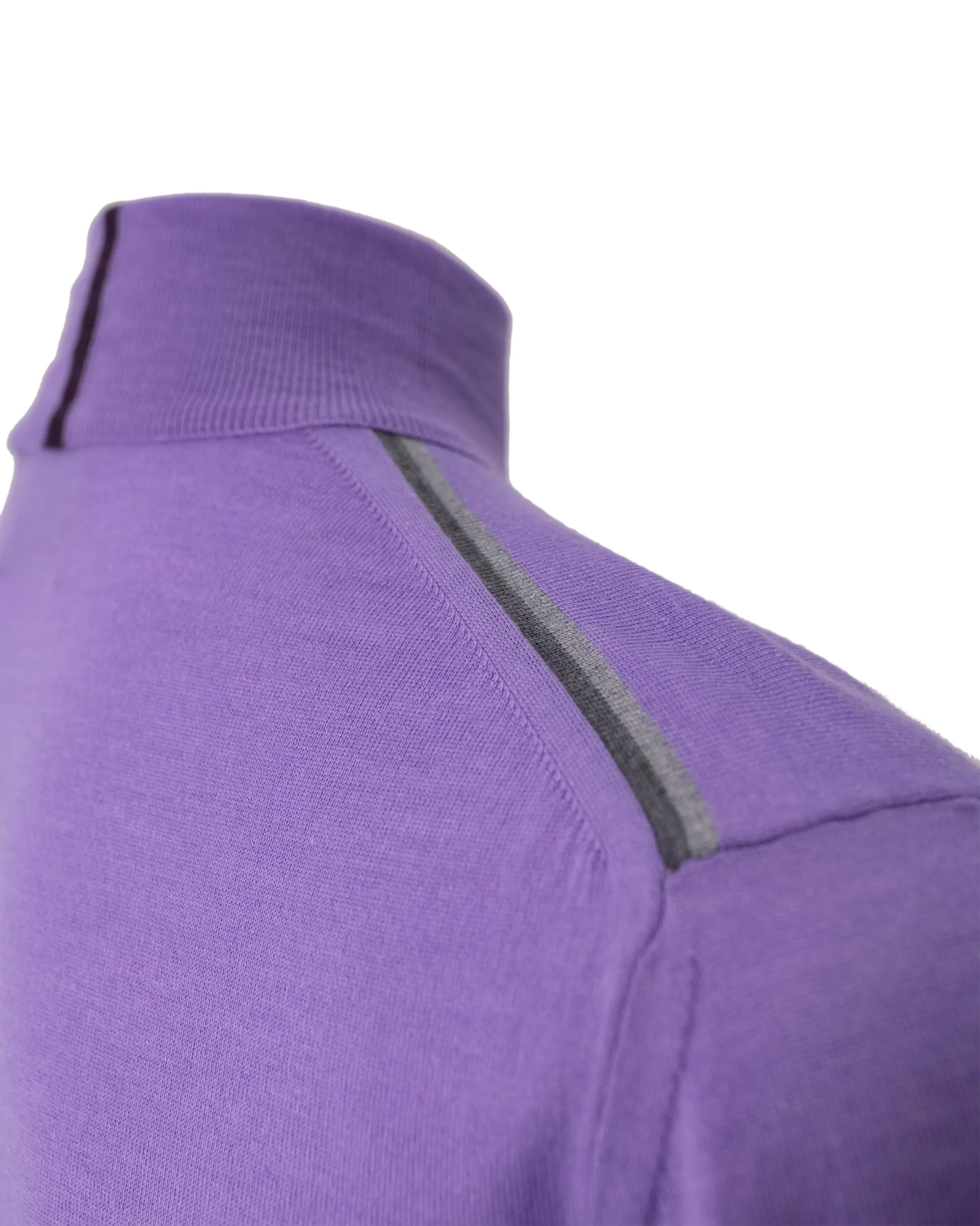 RONALD MERINO TURTLENECK SWEATER IN LAVENDER