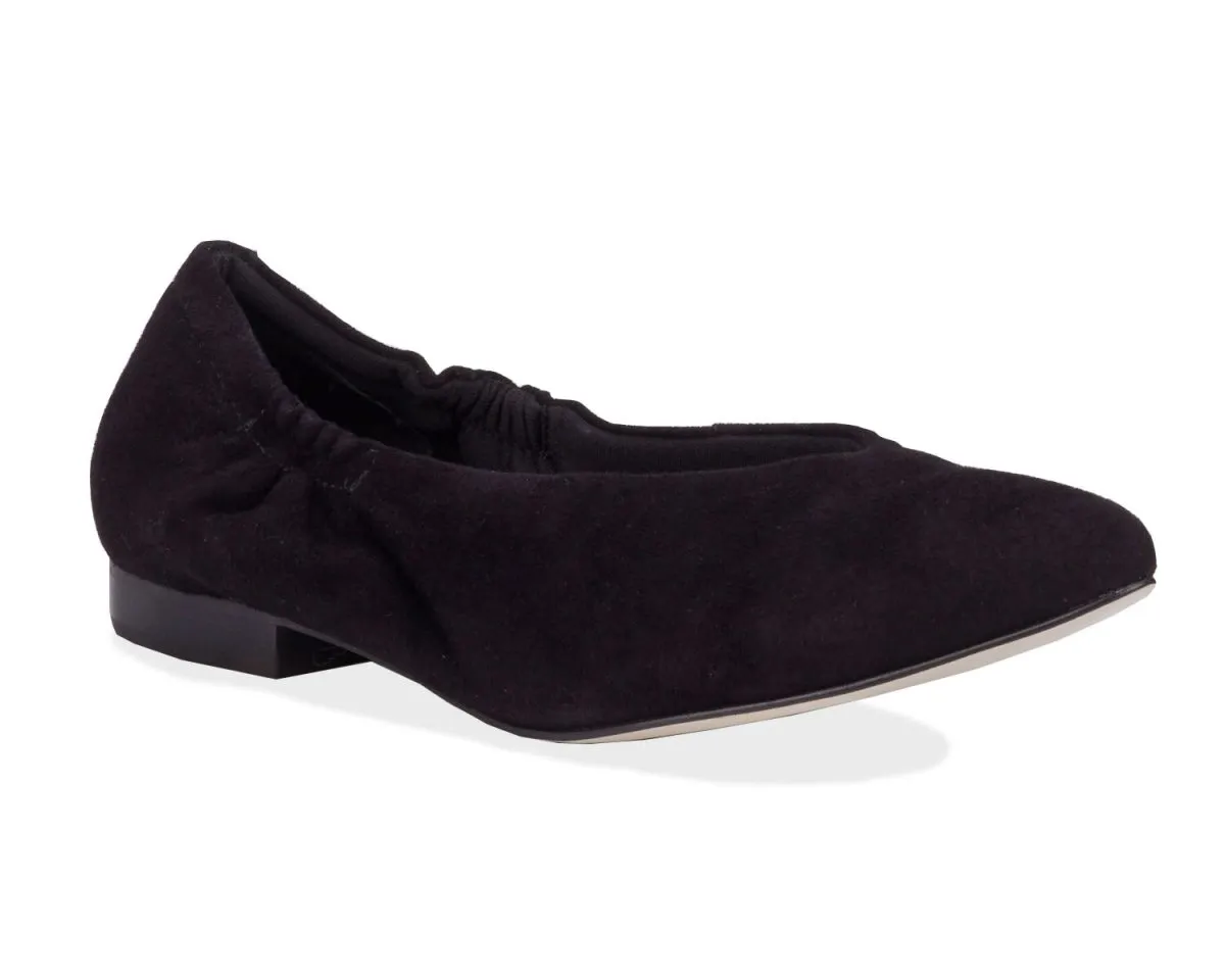 Ros Hommerson Ramsey Women's Flat Slip-on Shoes In Black Suede