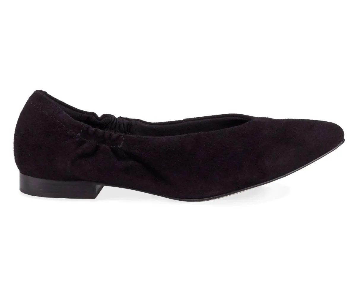 Ros Hommerson Ramsey Women's Flat Slip-on Shoes In Black Suede