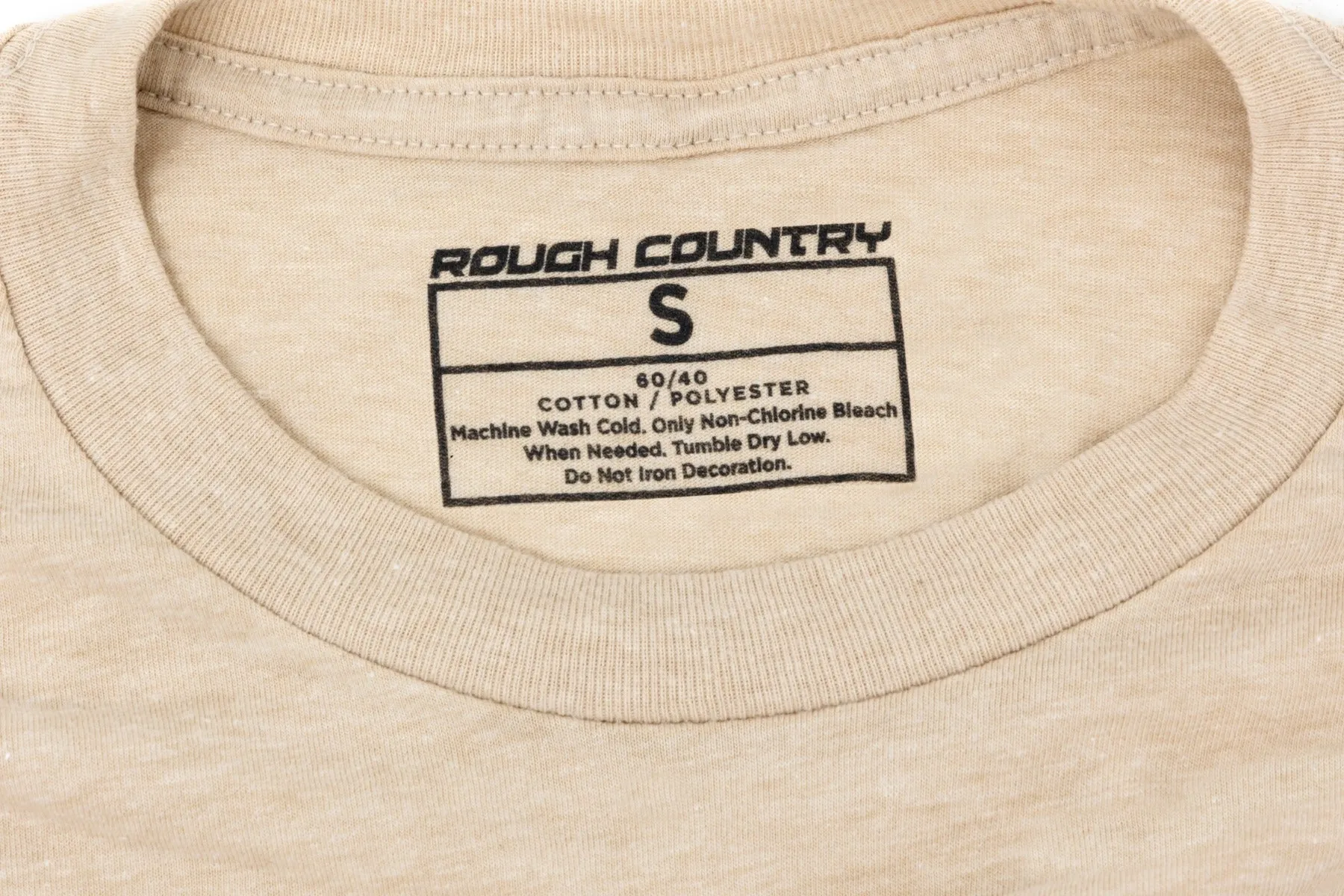Rough Country T-Shirt - Throwback - Cream - XL