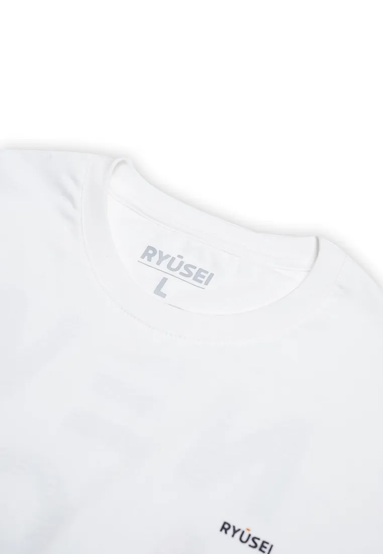 Ryusei Kaos Pria New Age White