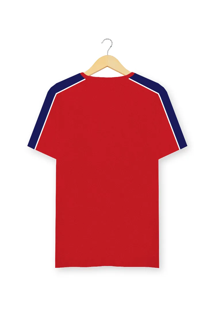 Ryusei Kaos Pria Tsuaka Red