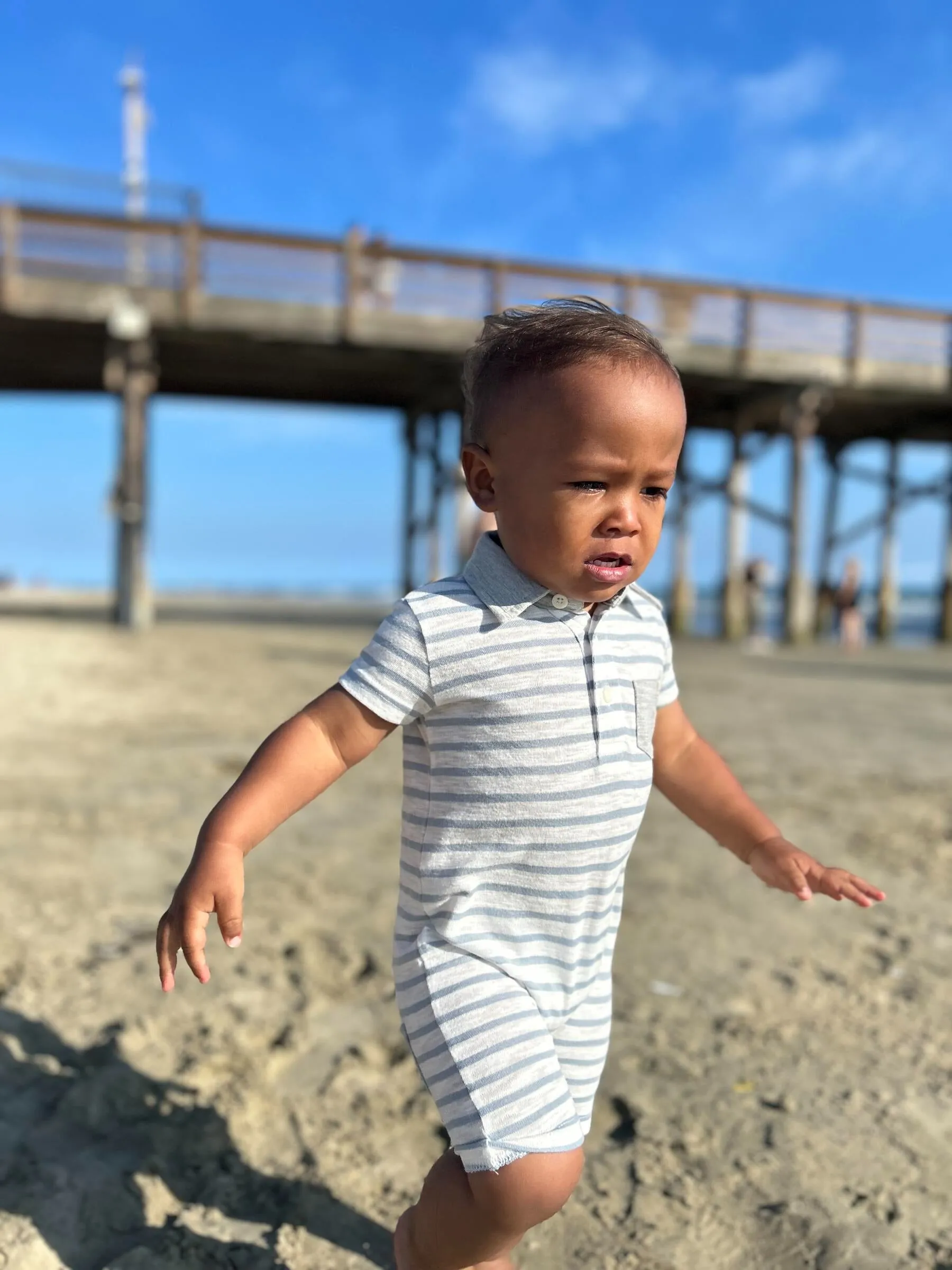 Saltash Striped Romper