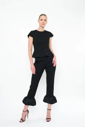 SATIN KNIT TOP
