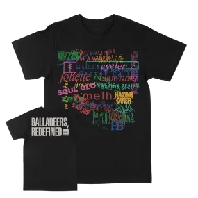 Secret Voice “Balladeers, Redefined” Black T-Shirt
