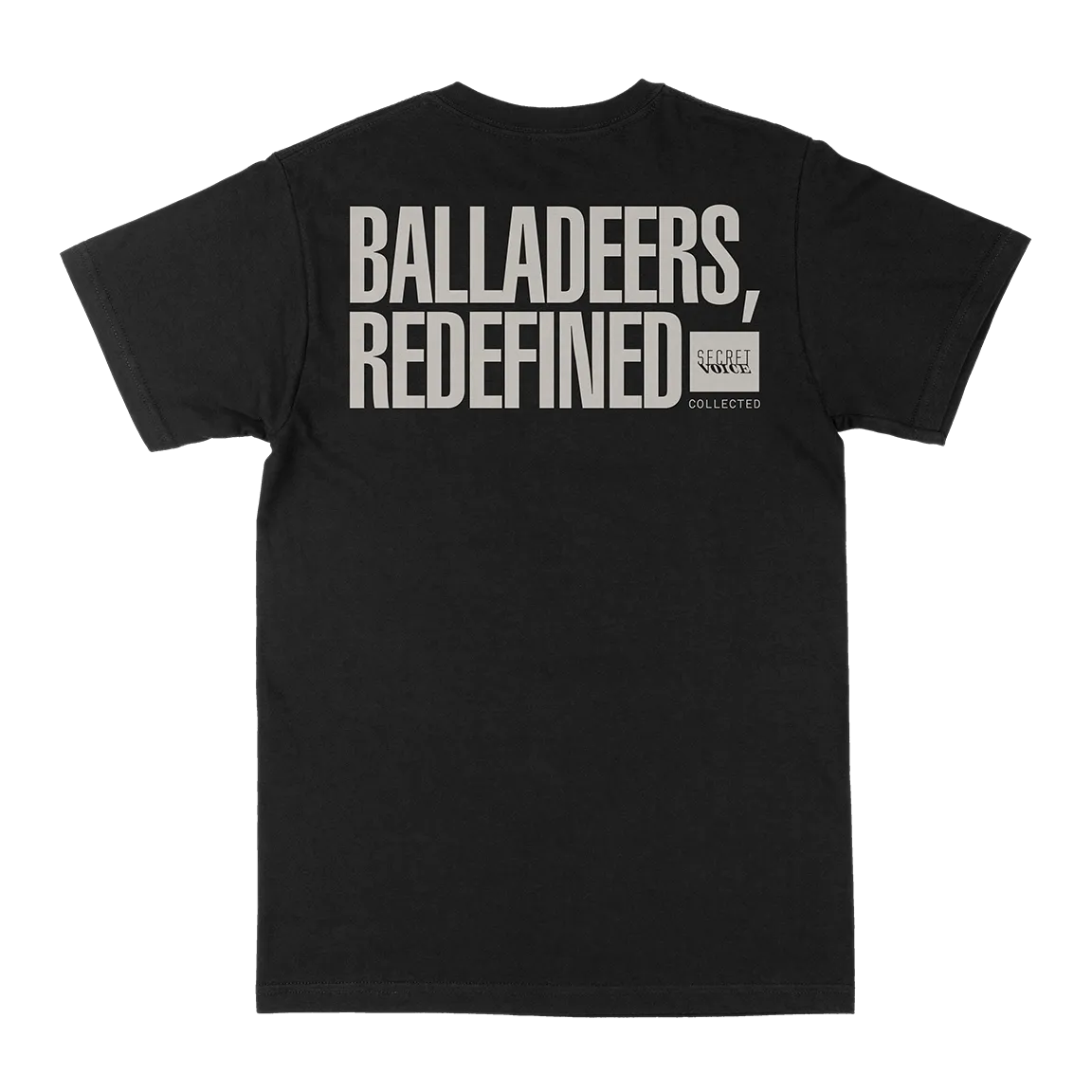 Secret Voice “Balladeers, Redefined” Black T-Shirt