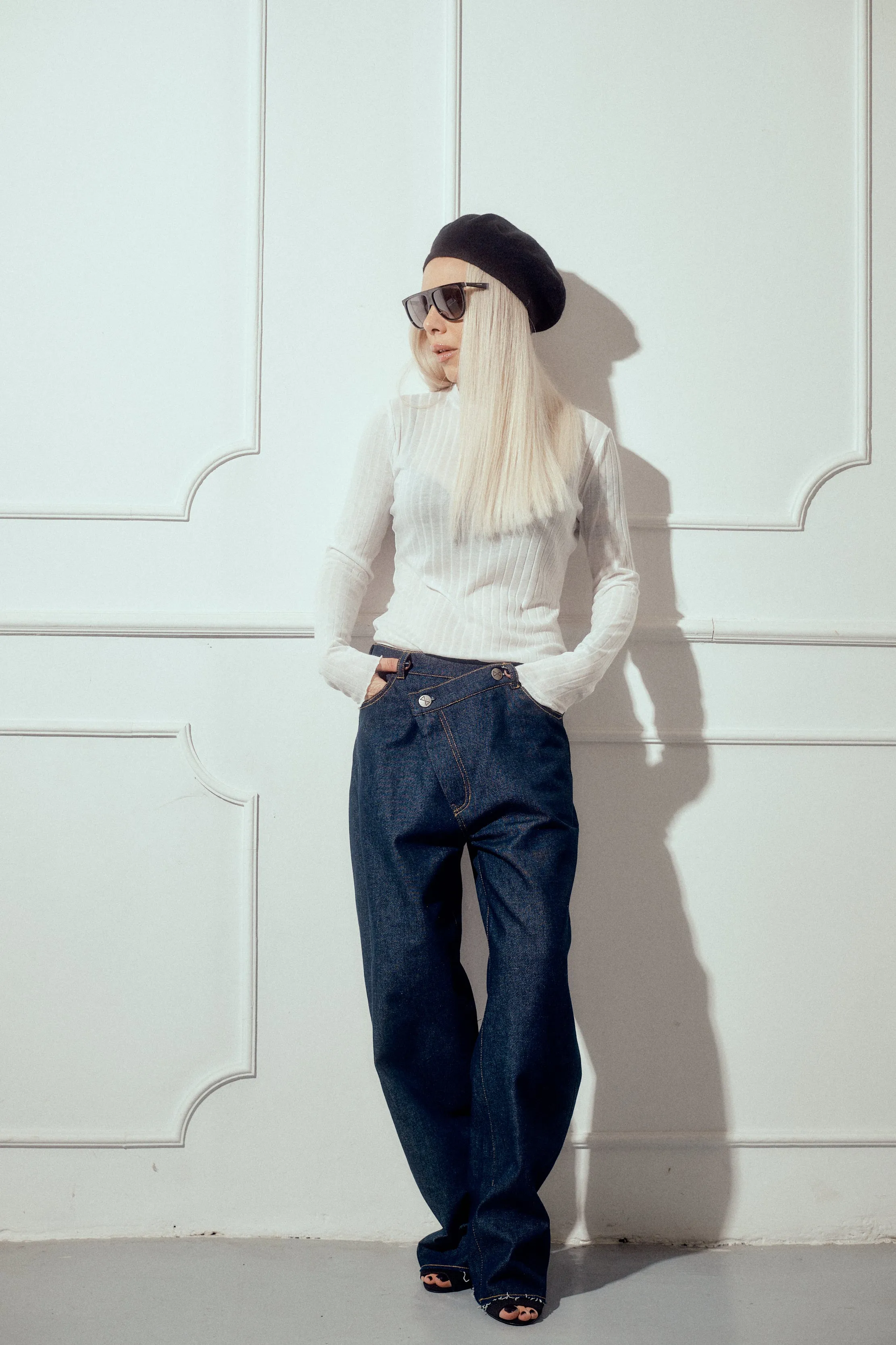 Semi-Sheer Knit Top