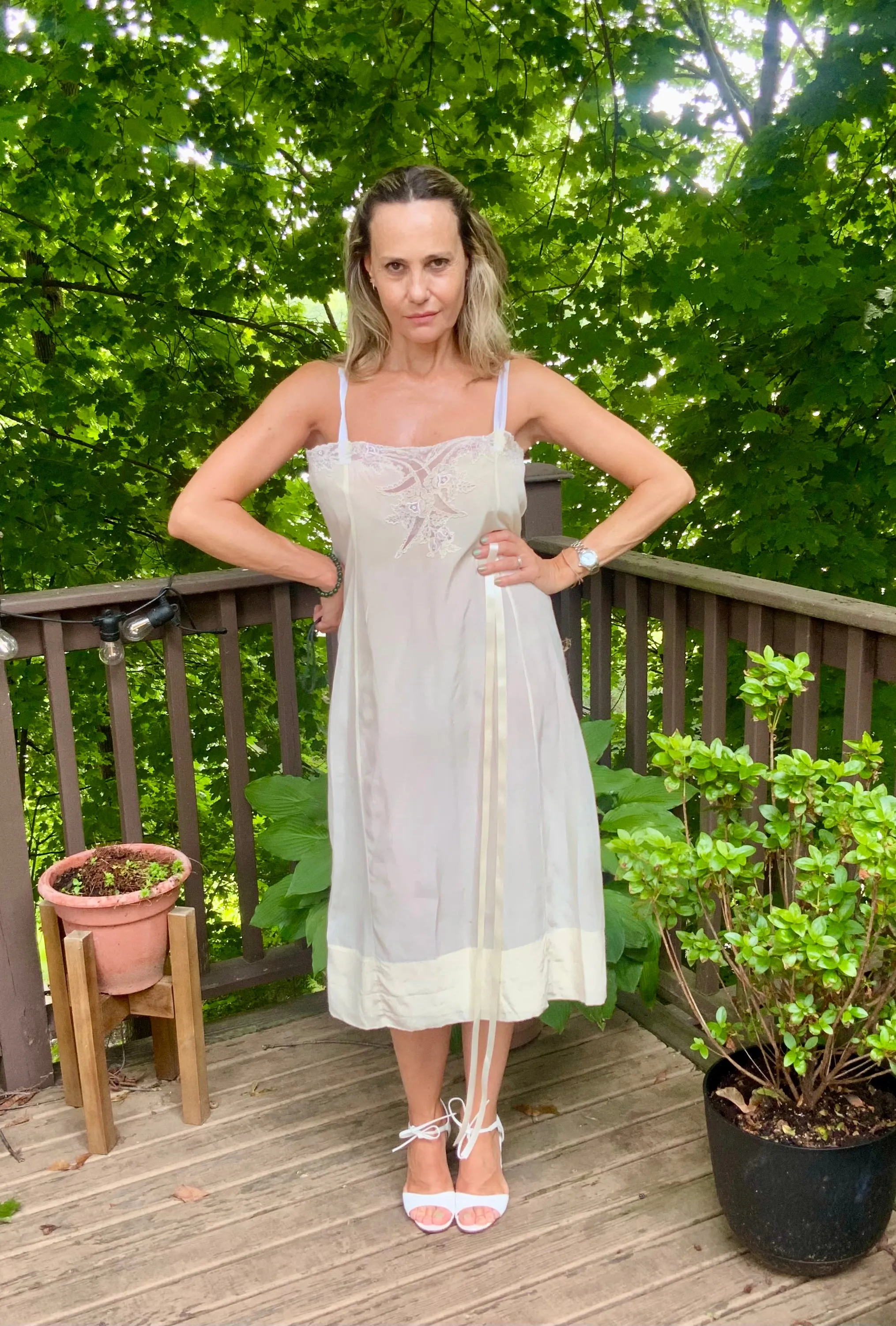 Silk Slip Dress - 20s