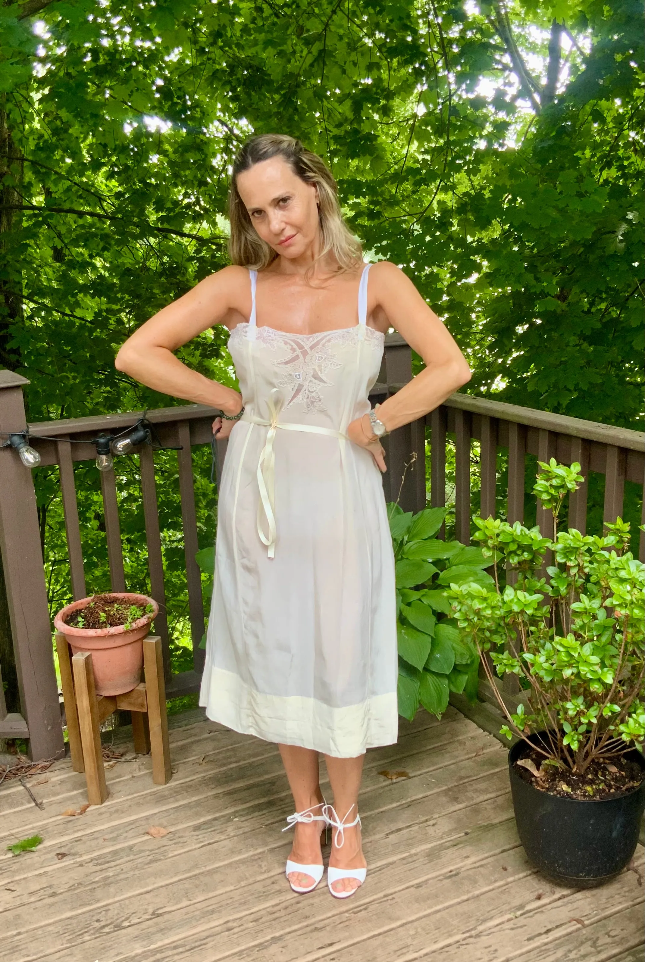 Silk Slip Dress - 20s