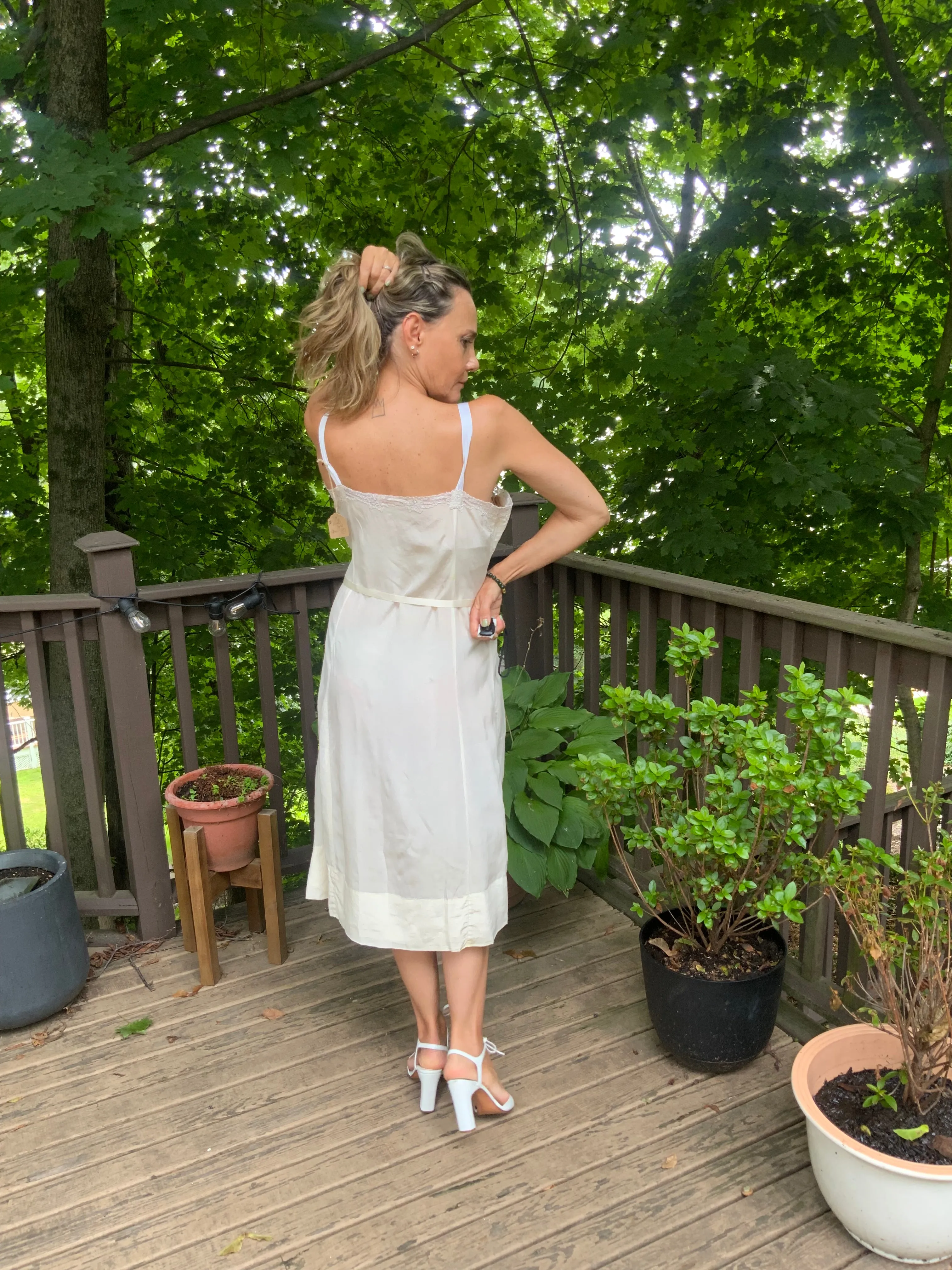 Silk Slip Dress - 20s