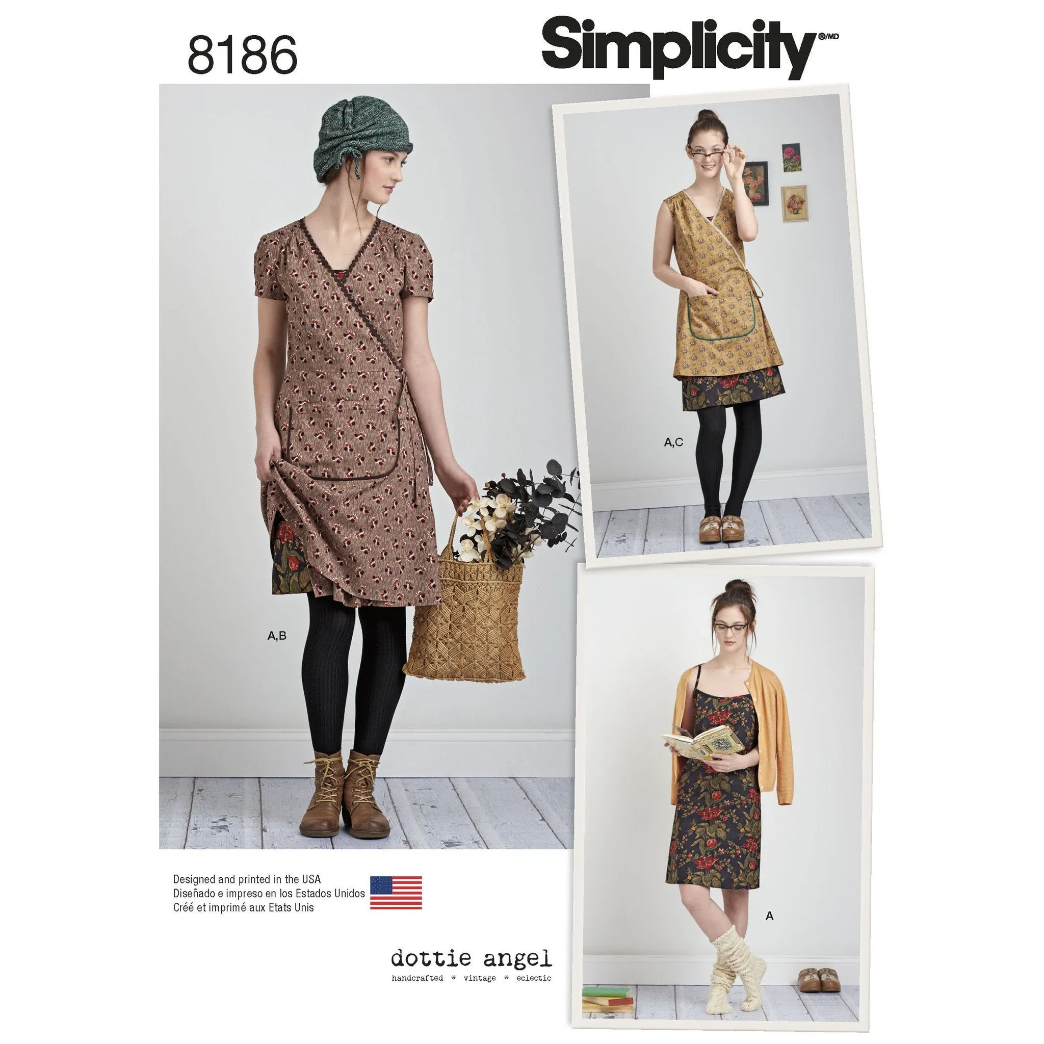 Simplicity Pattern 8186 Dottie Angel frock pattern
