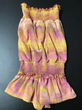 SMOCKED ROMPER SUNSET