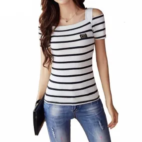 Striped Off Should Shirt
