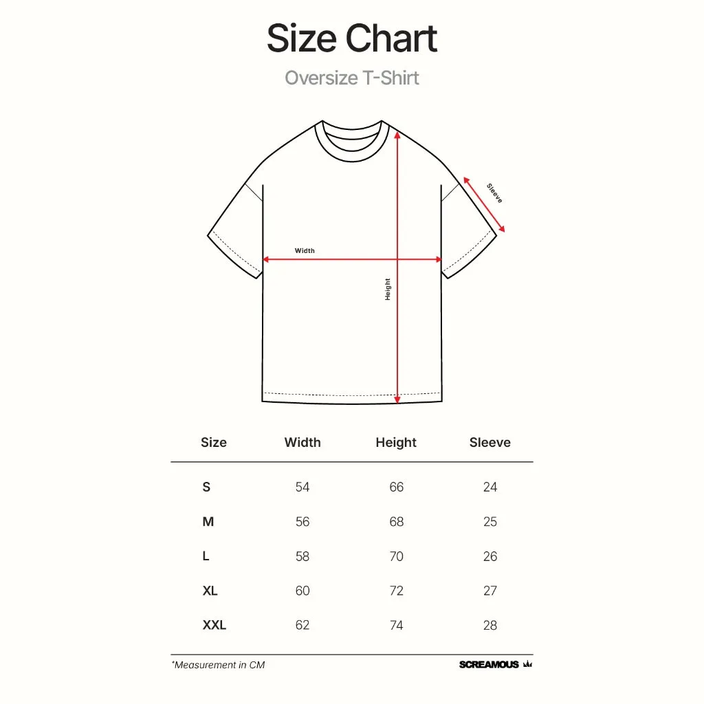 T-Shirt OVERSIZE MIDAS BLACK